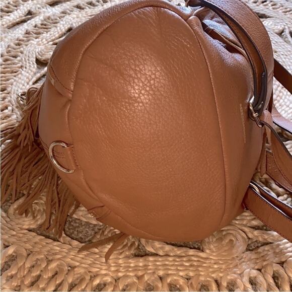 RARE Rebecca Minkoff Julian Fringe Leather backpack Bag in EUC main image 7